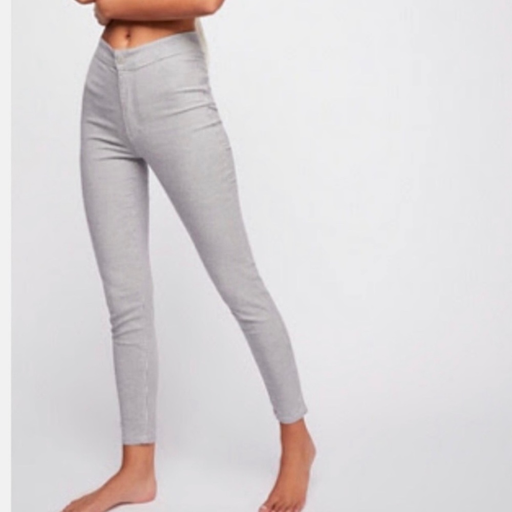 Free People Belle Skinny High Rise Trouser